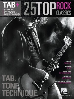 cover image of 25 Top Rock Classics--Tab. Tone. Technique.